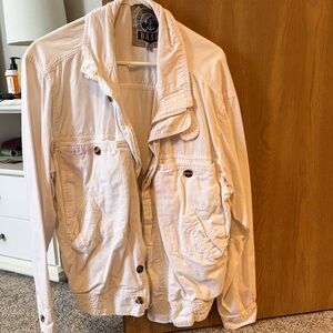Vintage White Adventure Jacket